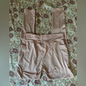 New With Tags AZ Size Small/Medium Pink Athletic Leggings 24” W 28” L